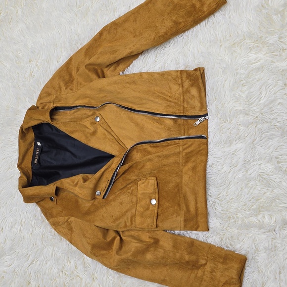 Lanshifei Jackets & Blazers - Womens Suade Jacket.